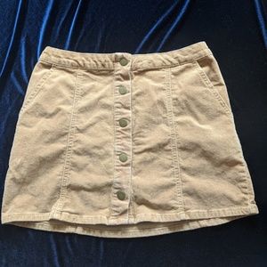 Altar'd State  Corduroy Skirt